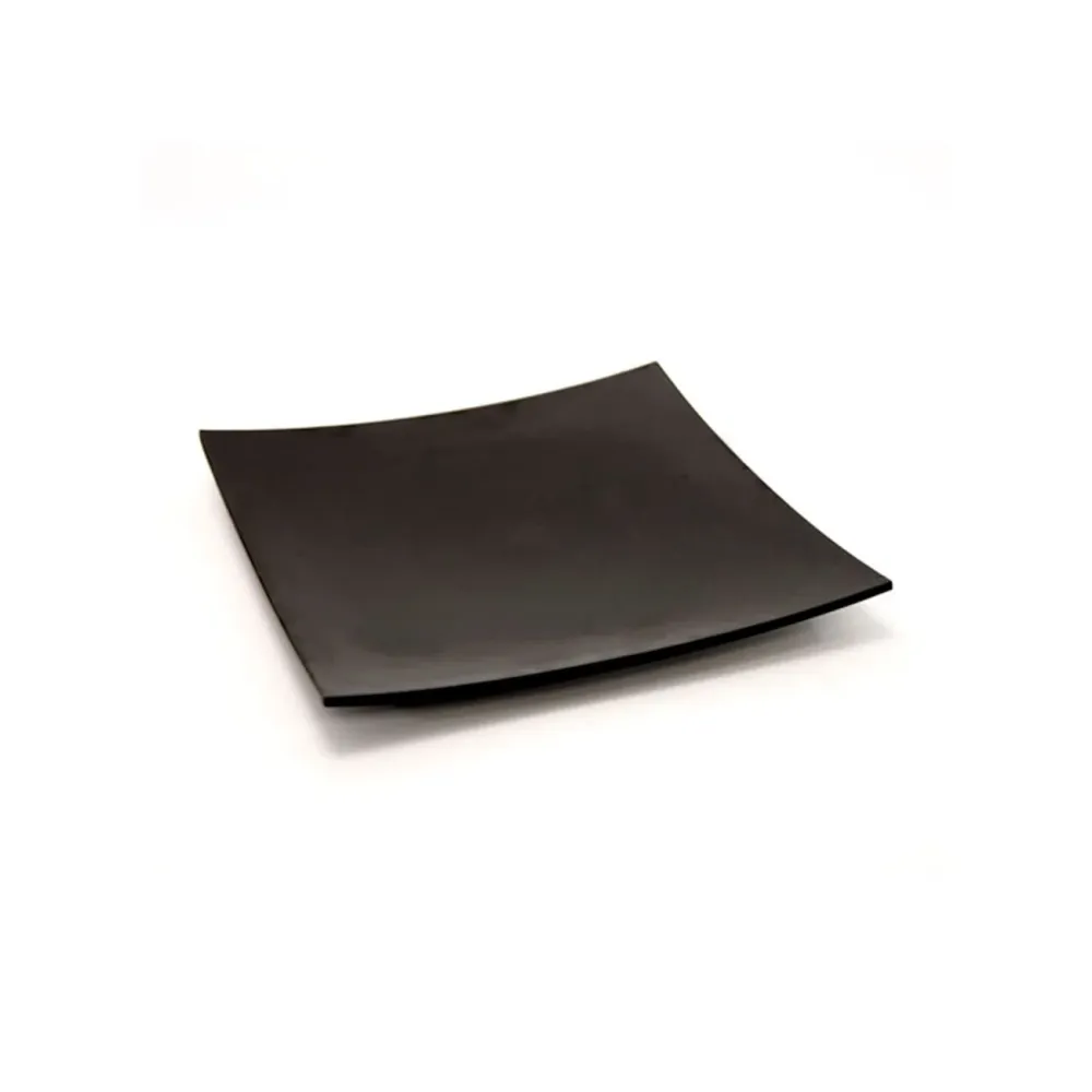 ILSA Piatto Quadro Luna 35X35 Melam.Nero