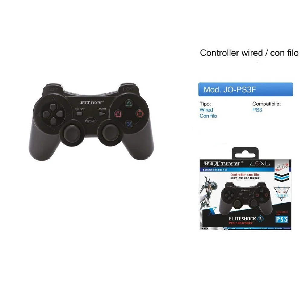Joystick Gamepad Con Filo Compatibile Ps3 Joypad Usb Controller Vibrazione