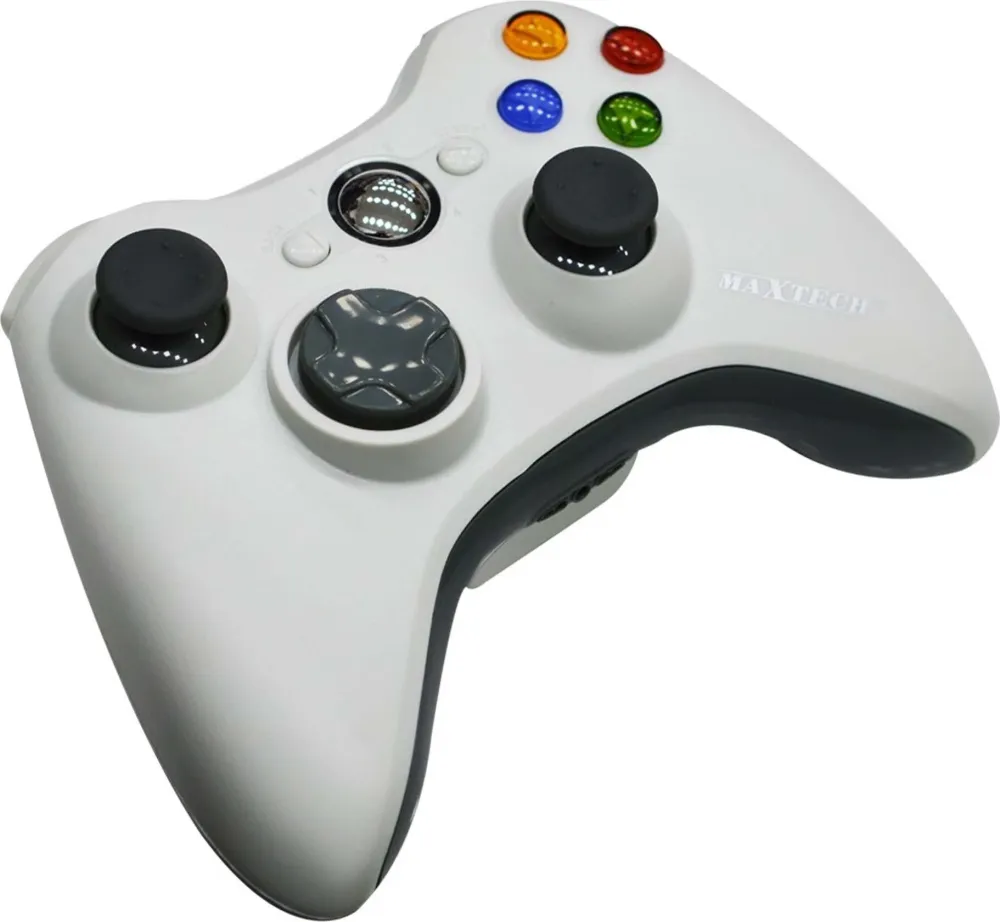 Joystick Joypad Controller Bianco Per Xbox 360 Wireless Senza Filo Compatibile