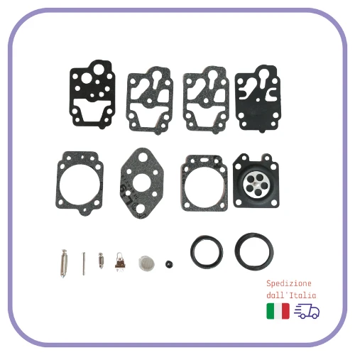 KIT MEMBRANE e guarnizione per carburatore WALBRO decespugliatore