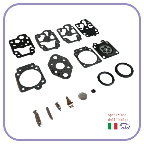 KIT MEMBRANE e guarnizione per carburatore WALBRO decespugliatore