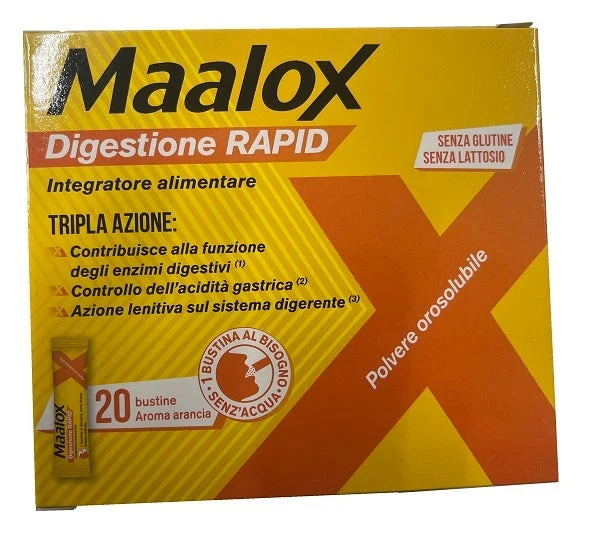 Maalox Digestione Rapid 20 Bustine da 2 g