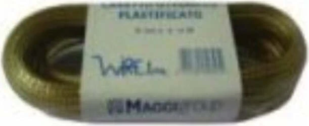 MAGGI GROUP - FILO PER STENDERE - CAVO OTTONATO PLASTIFICATO 5X20MM - TRECCIA PLASTIFICATA