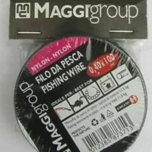 MAGGI GROUP - FILO DA PESCA NYLON 0,40mm x 100mt - COLORE TRASPARENTE