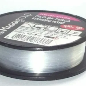 MAGGI GROUP - FILO DA PESCA NYLON 0,60mm x 100mt - COLORE TRASPARENTE