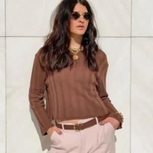 MAGLIA FILO MILA CHOCO