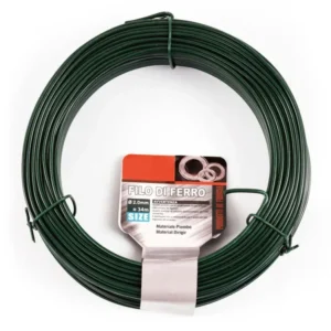 34 Metri Filo Ferro Plastificato Verde Diametro 2mm