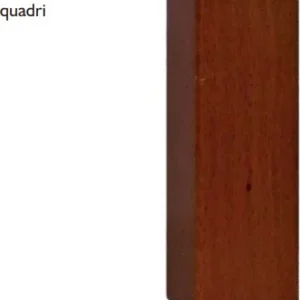 MOBILIA MASIDEF - PIEDE QUADRO LEGNO NOCE 50MM REGOLABILE H90MM