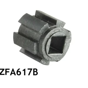 Mozzo corto con attacco quadro da 10 mm per verricello ZFC181
