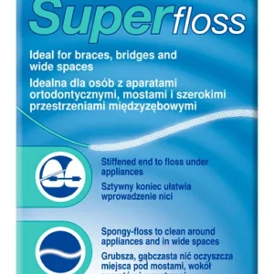 Oralb superfloss filo interdentale 50 fili