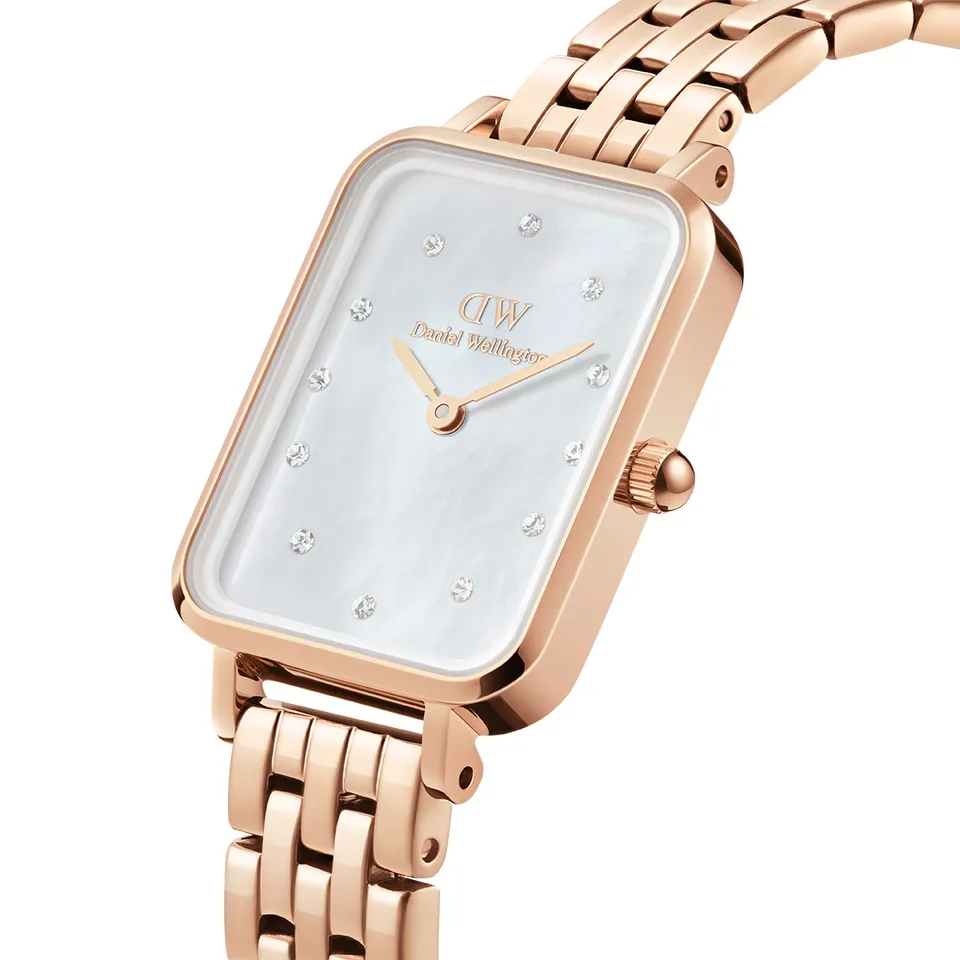 Orologio DW Quadro Lumine 5-Link Melrose DW00100620 donna 20 mm