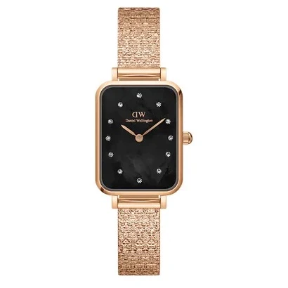 Orologio DW Quadro Lumine Pressed Piano DW00100579 donna 20x26 mm