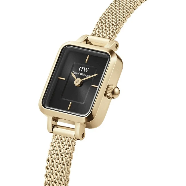 Orologio DW Quadro Mini Evergold DW00100652 donna 15x18 mm