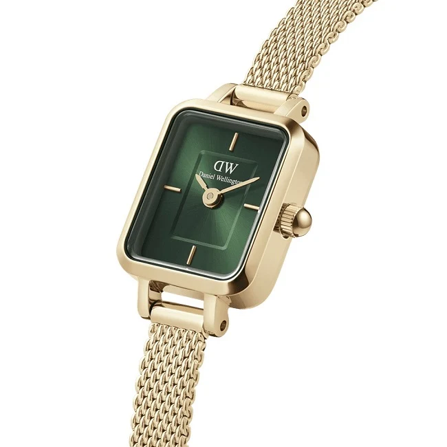 Orologio DW Quadro Mini Evergold DW00100653 donna 15x18 mm