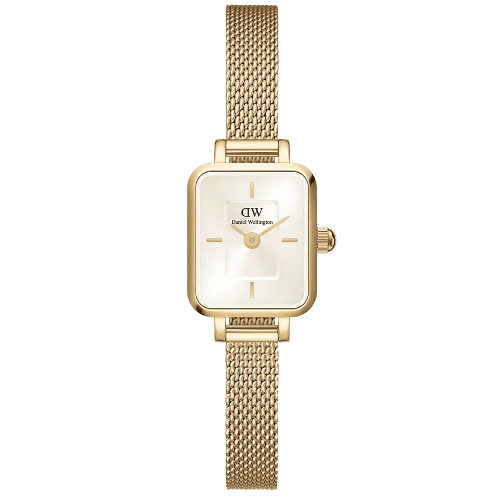 Orologio DW Quadro Mini Evergold DW00100656 donna 15x18 mm