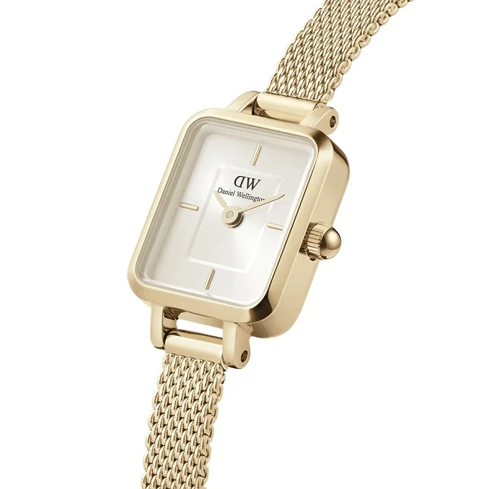 Orologio DW Quadro Mini Evergold DW00100656 donna 15x18 mm