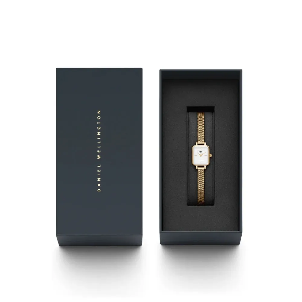 Orologio DW Quadro Mini Evergold DW00100725 donna 15x18 mm