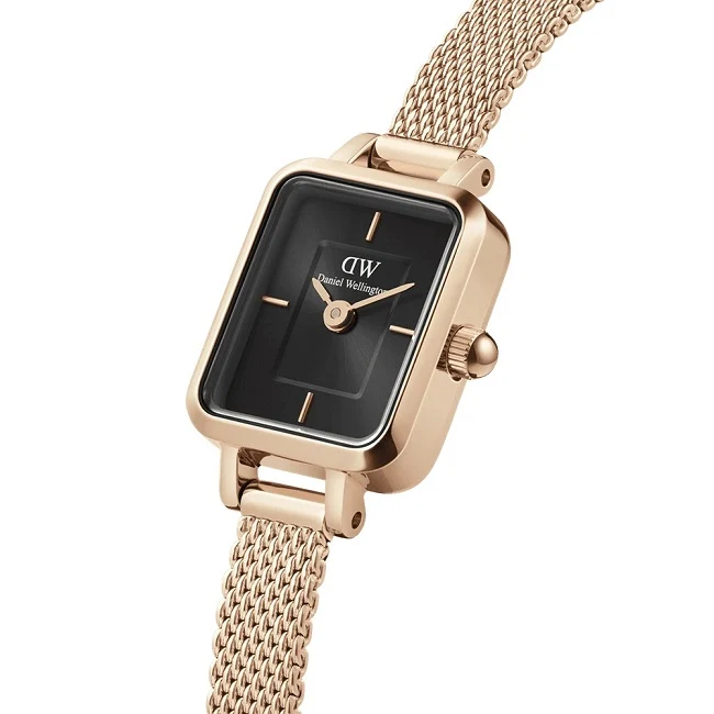 Orologio DW Quadro Mini Melrose DW00100647 donna 15x18 mm