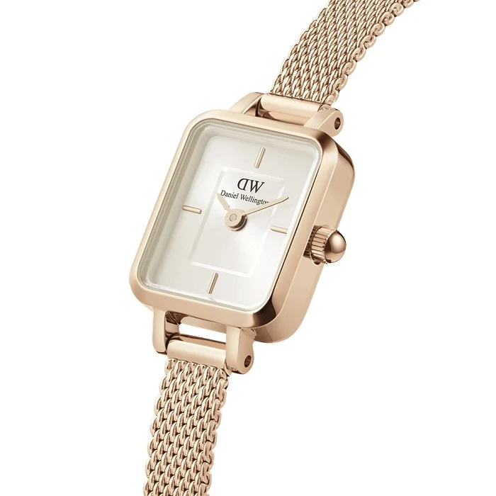 Orologio DW Quadro Mini Melrose DW00100651 donna 15x18 mm