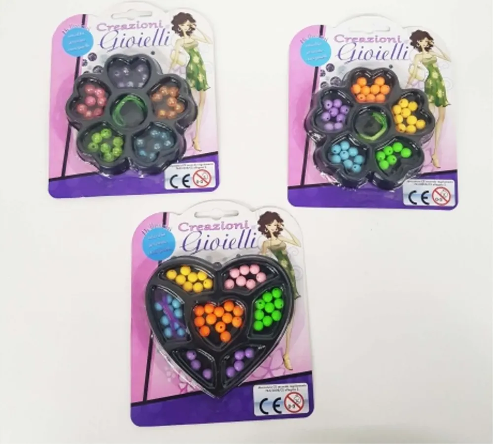 Perline Perle Colorate Fiore Filo Accessori Bellezza Beauty Creare Gioielli