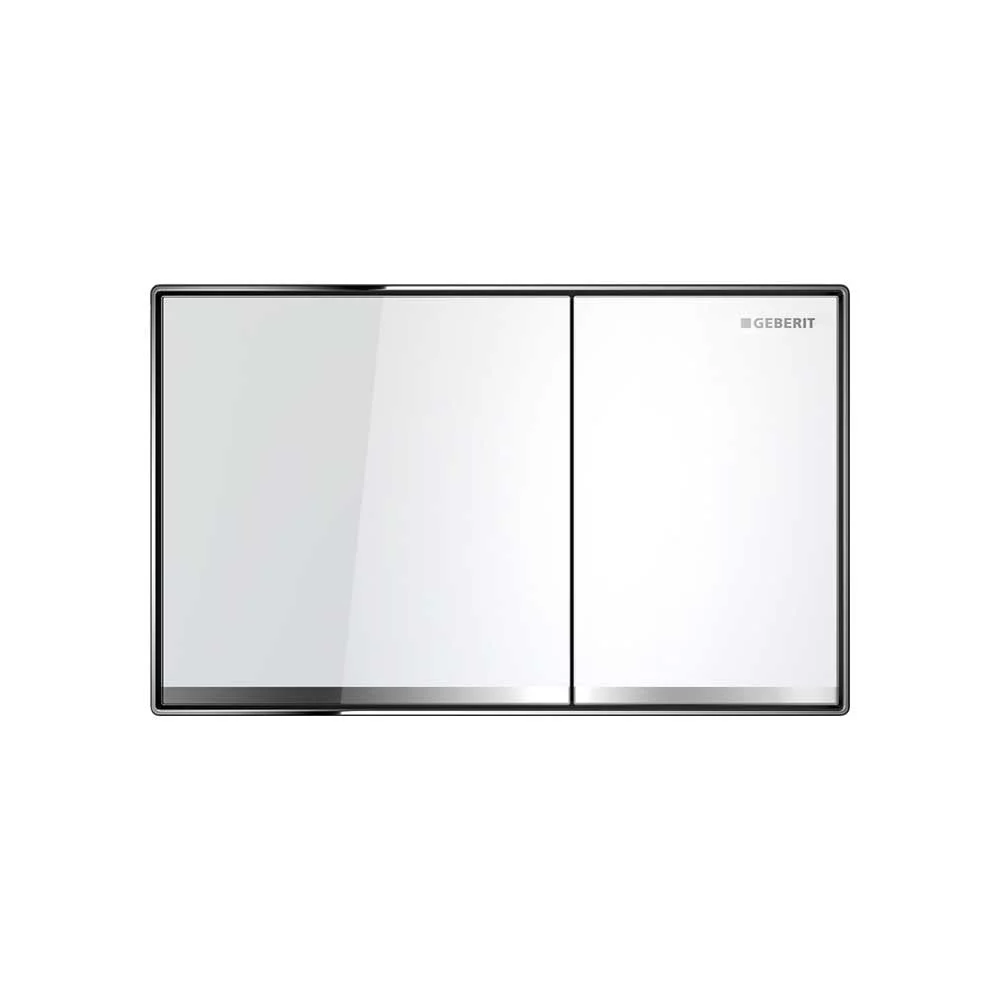 PLACCA DI COMANDO "SIGMA 60" FILO PARETE Vetro Bianco