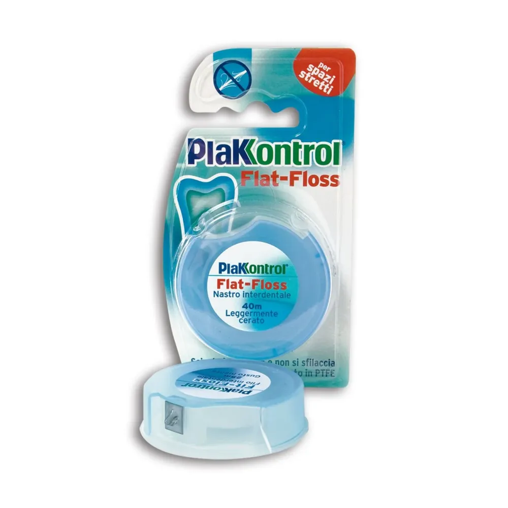 PLAKKONTROL FLAT FLOSS FILO 40M