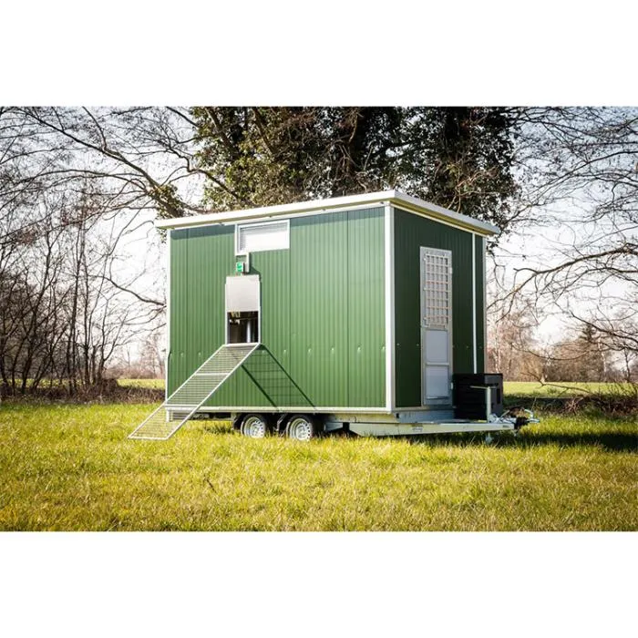 Pollaio Mobile Stradale | 130 Ovaiole Alimentazione filo impianto civile