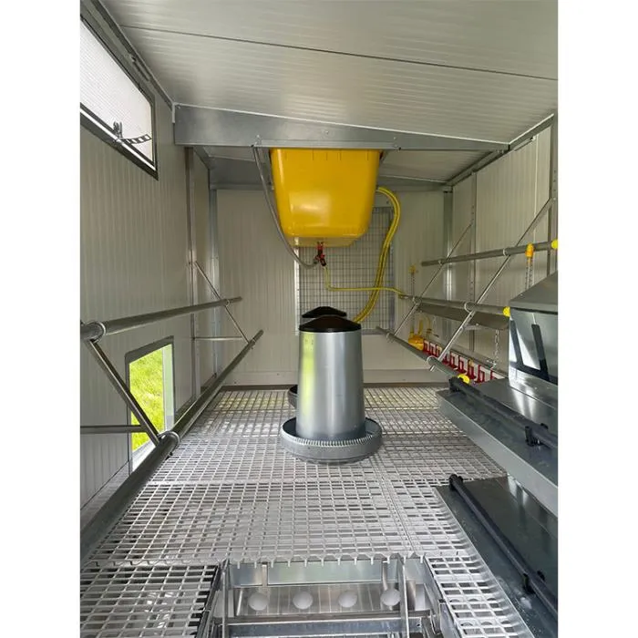 Pollaio Mobile Stradale | 80 Ovaiole Alimentazione filo impianto civile
