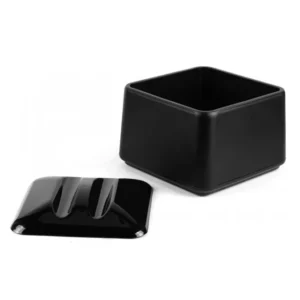 Portaghiaccio quadro con coperchio nero
