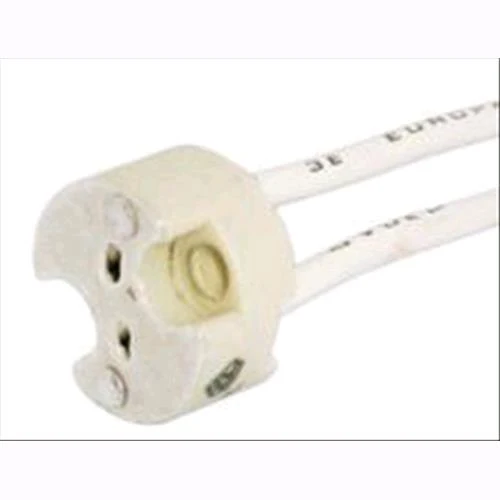 PORTALAMPADA Attacco MR16 con FILO CONNETTORE MAURER colore Bianco