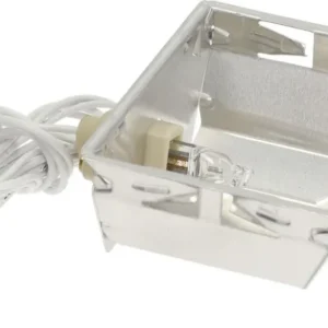 PORTALAMPADA CON LAMPADA G4 20W 12V 74x59 mm FILO 680 mm PROFESSIONALE