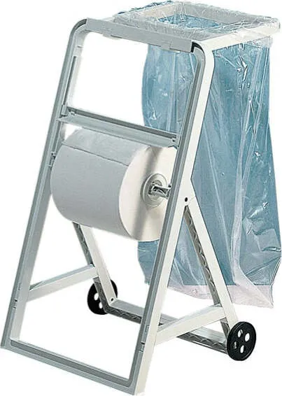 Portasacco per dispenser cavalletto - ABS - 4 2x35 6x40 cm - bianco - Mar Plast