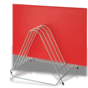 Portataglieri filo inox cm 27x31x27