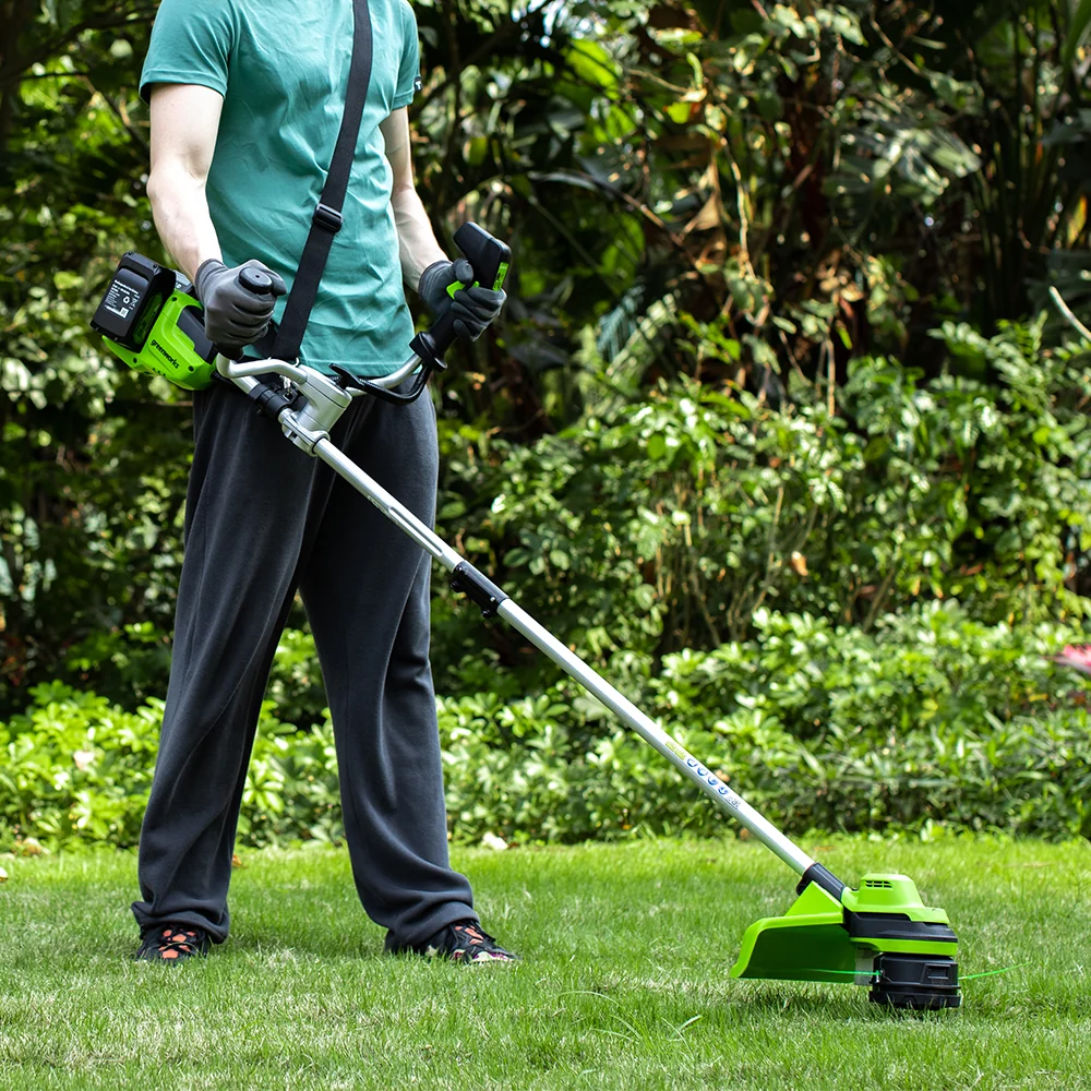 POWERALL 48V (24V x 2) Decespugliatore con impugnatura manubrio 38cm - Senza batteria