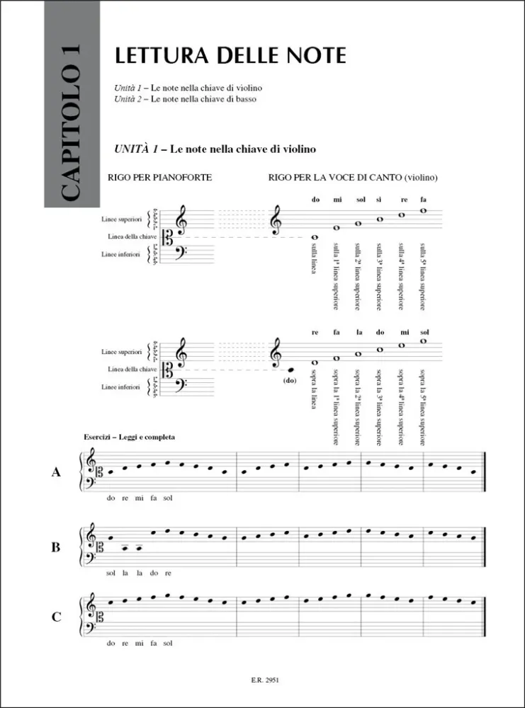 POZZOLI - Il Nuovo Pozzoli: Solfeggi Parlati E Cantati • Vol. 1 (Audio online)