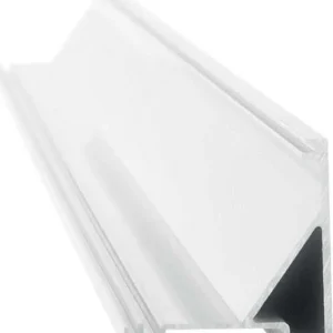 Profilo Ang Quadro Slot Alluminio-Materie Plastiche Cromo 200Cm D16X18