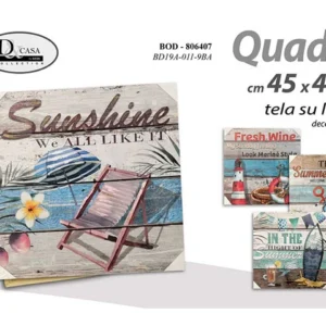 Quadro 45x45x1,8cm 806407