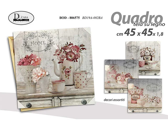 Quadro 45x45x1,8cm 806575