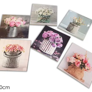 Quadro 50x50cm fiori 540805