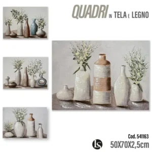 Quadro 50x70x2,5cm assortito