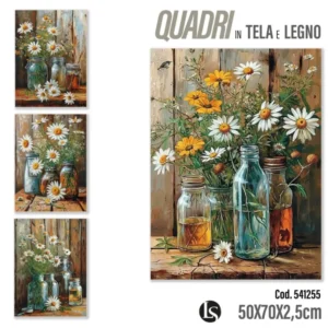 Quadro 50x70x2,5cm assortito