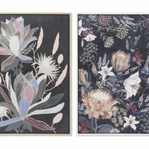 Quadro 53x43x73cm c/fiori cu-186961