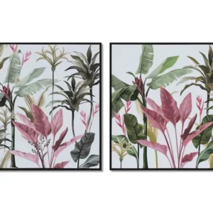 Quadro 82,5x4,5x82,5 foglie cu-187183