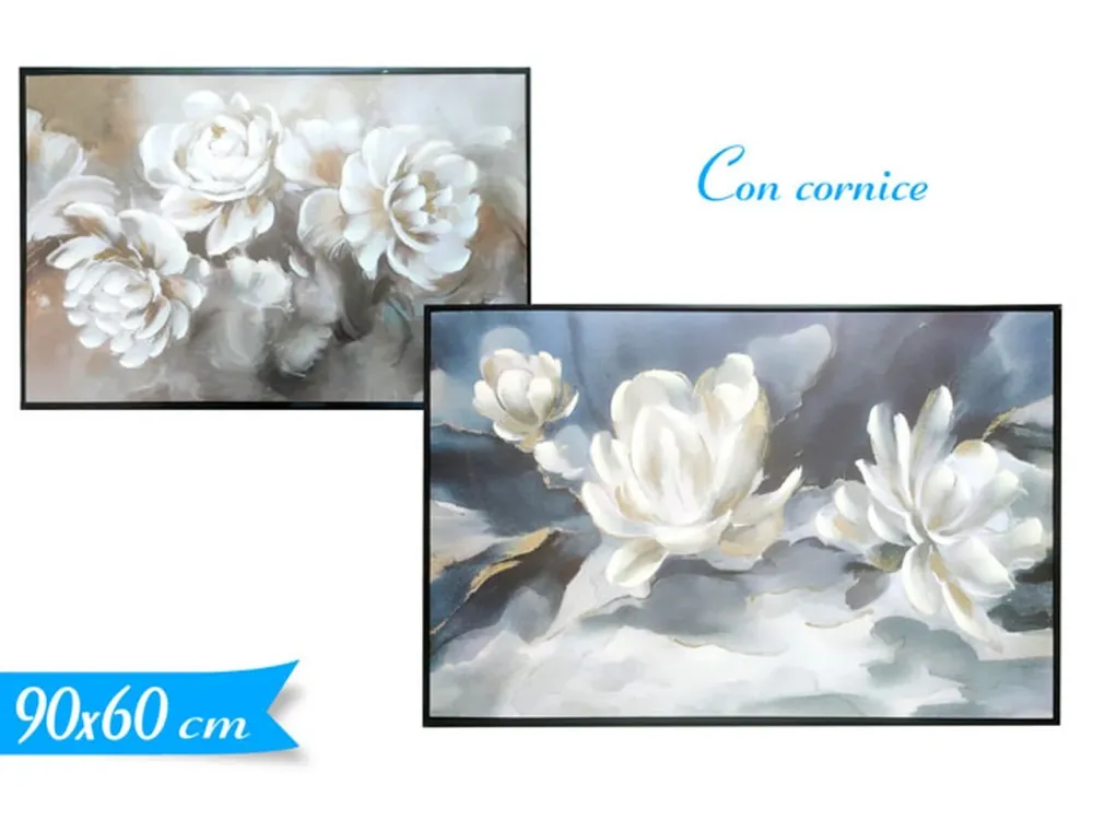 Quadro 90x60x3,5cm con cornice