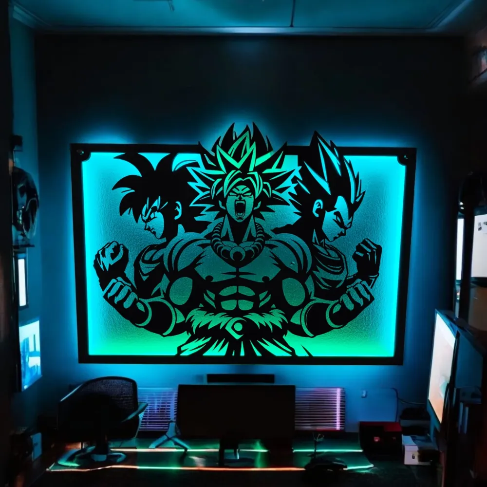 QUADRO ANIME LED - DRAGON BALL UI