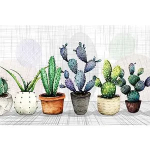 Quadro botany shabby 52x122cm