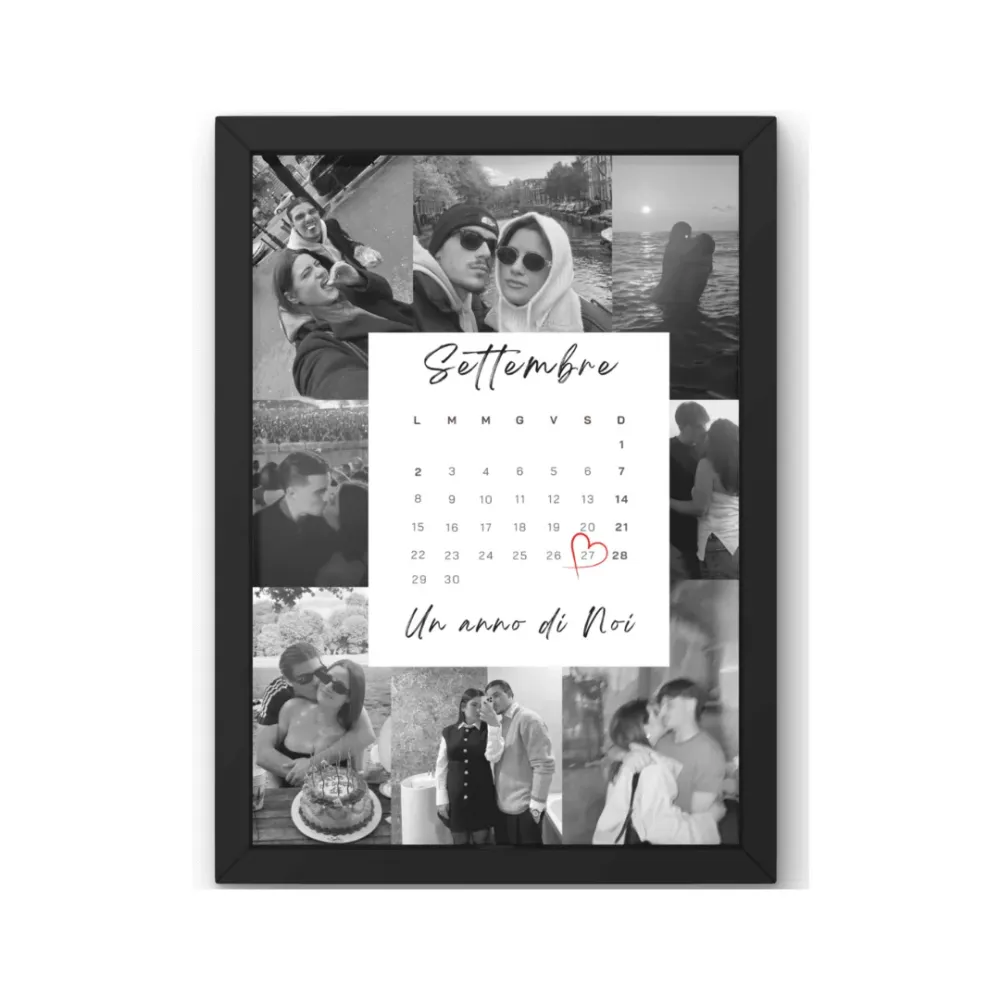 Quadro Collage Calendario