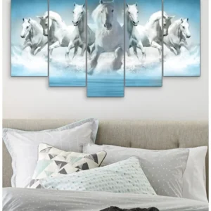 Quadro composto " Seven horses"