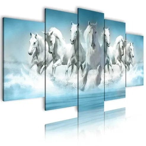 Quadro composto " Seven horses"