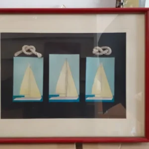 Quadro con barche e nodi